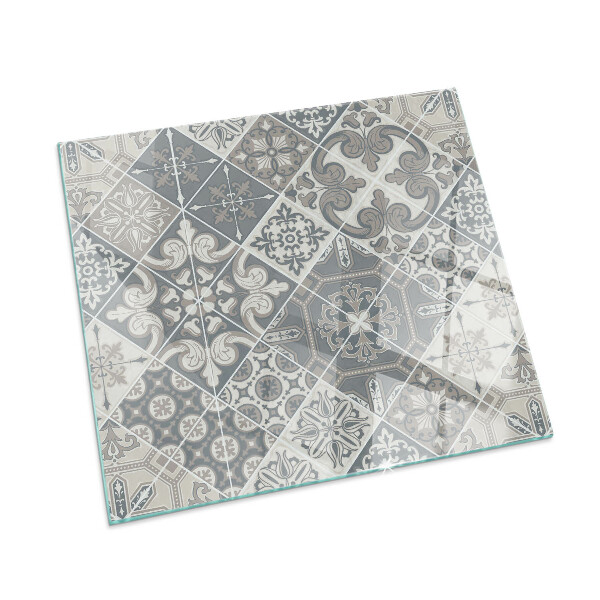 Téglalap alakú kandalló alátét Decorative mosaic pattern