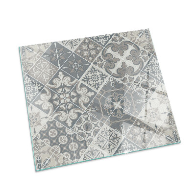 Téglalap alakú kandalló alátét Decorative mosaic pattern