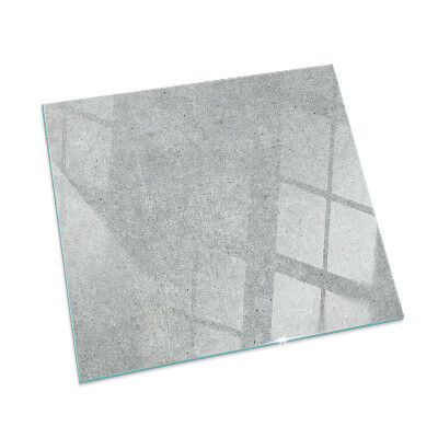 Kandalló alátét üveg Raw concrete texture