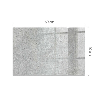 Kandalló alátét üveg Raw concrete texture