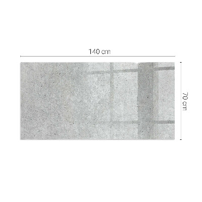 Kandalló alátét üveg Raw concrete texture