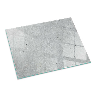 Kandalló alátét üveg Raw concrete texture