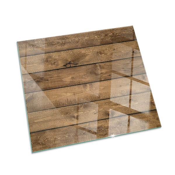 Téglalap alakú kandalló alátét Wooden board with grain