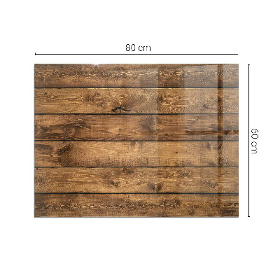 Téglalap alakú kandalló alátét Wooden board with grain