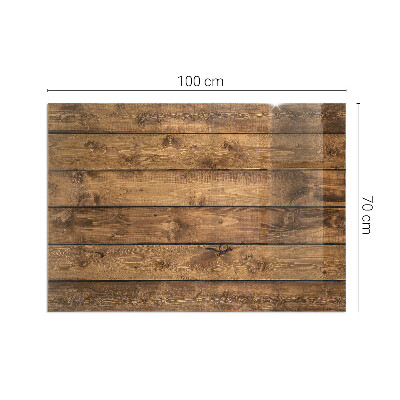 Téglalap alakú kandalló alátét Wooden board with grain