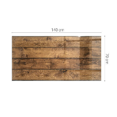 Téglalap alakú kandalló alátét Wooden board with grain