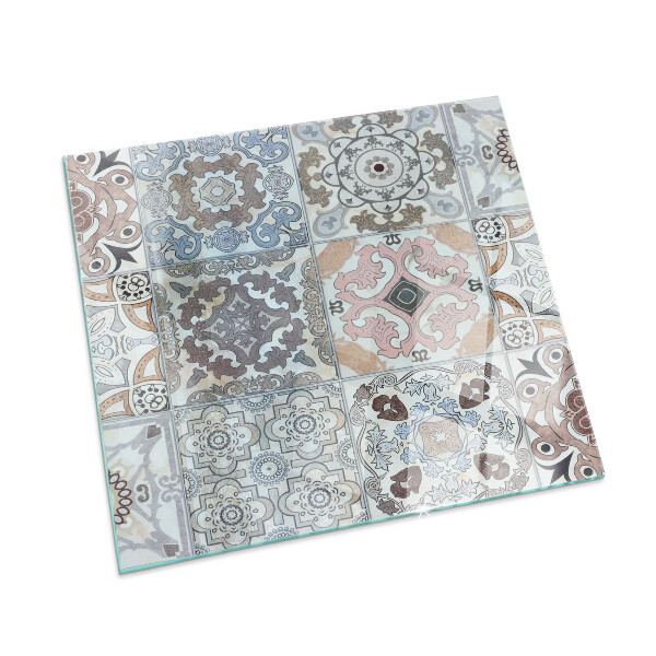 Kandalló alátét üveg Mosaic patterns in tiles