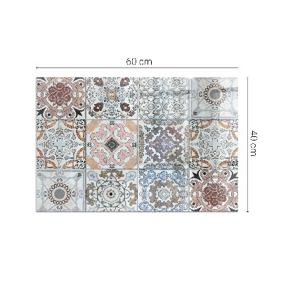 Kandalló alátét üveg Mosaic patterns in tiles