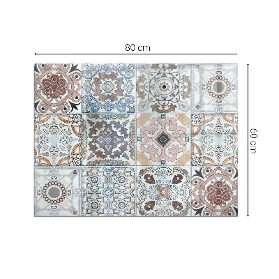 Kandalló alátét üveg Mosaic patterns in tiles