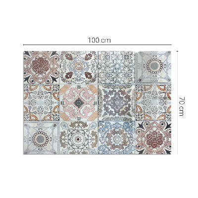 Kandalló alátét üveg Mosaic patterns in tiles