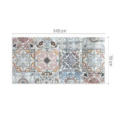 Kandalló alátét üveg Mosaic patterns in tiles