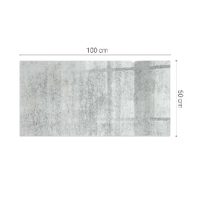 Téglalap alakú kandalló alátét Raw concrete texture