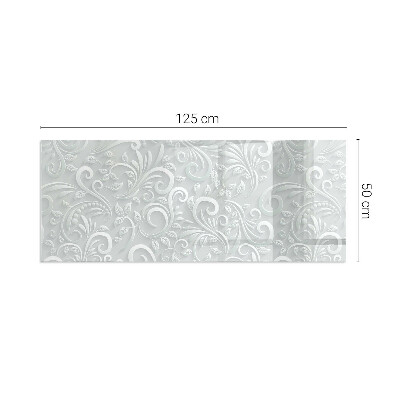 Kandalló alátét üveg Elegant plant pattern