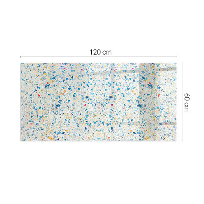 Téglalap alakú kandalló alátét Abstract texture pattern