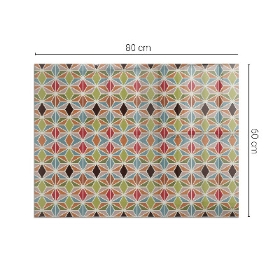 Kandalló alátét üveg Polygonal patterns in a grid