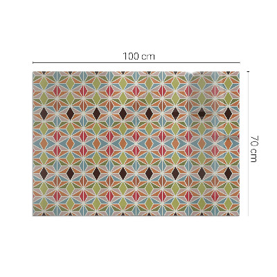 Kandalló alátét üveg Polygonal patterns in a grid