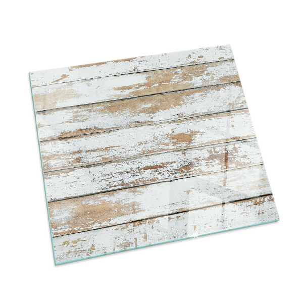 Kandalló alátét üveg A damaged wooden board