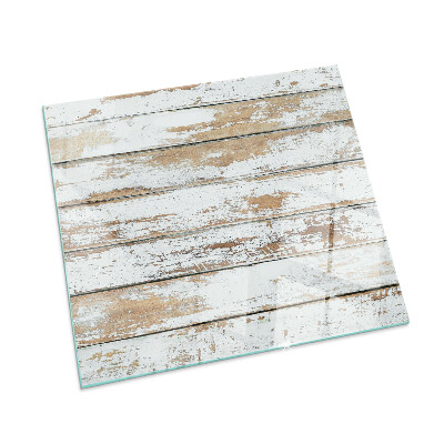 Kandalló alátét üveg A damaged wooden board
