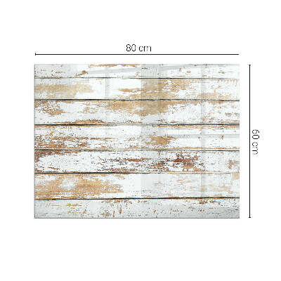 Kandalló alátét üveg A damaged wooden board