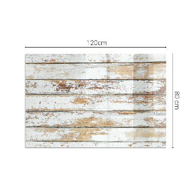 Kandalló alátét üveg A damaged wooden board