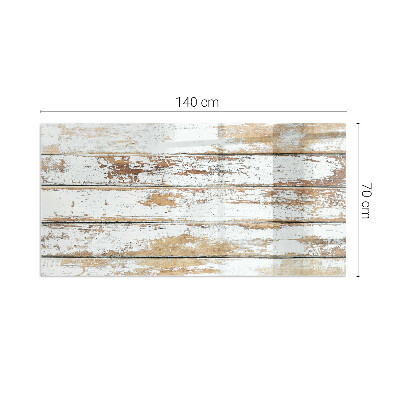 Kandalló alátét üveg A damaged wooden board
