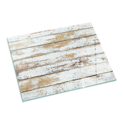 Kandalló alátét üveg A damaged wooden board