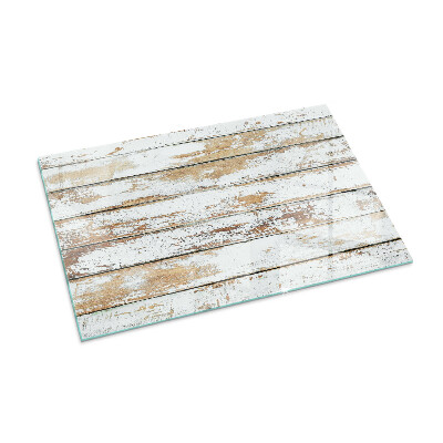Kandalló alátét üveg A damaged wooden board