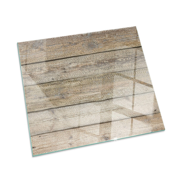 Kandalló alátét üveg Natural wood boards