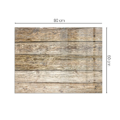 Kandalló alátét üveg Natural wood boards