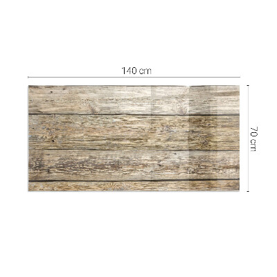 Kandalló alátét üveg Natural wood boards