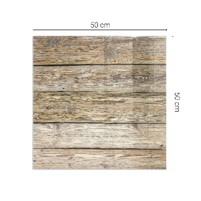 Kandalló alátét üveg Natural wood boards