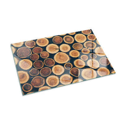 Téglalap alakú kandalló alátét A box with cut wood