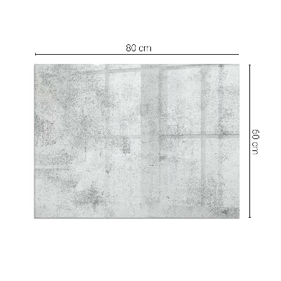Kandalló alátét üveg Raw concrete texture