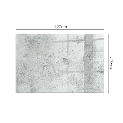 Kandalló alátét üveg Raw concrete texture