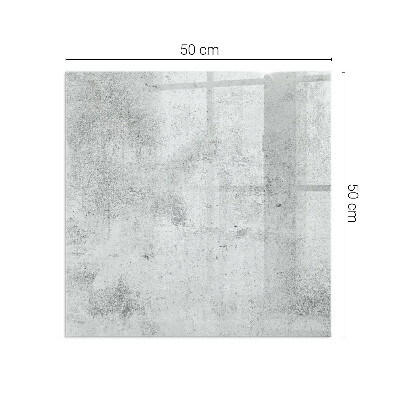 Kandalló alátét üveg Raw concrete texture