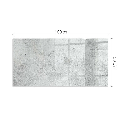 Kandalló alátét üveg Raw concrete texture