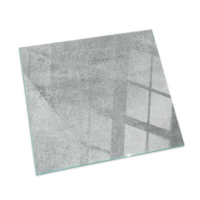 Téglalap alakú kandalló alátét Raw concrete texture