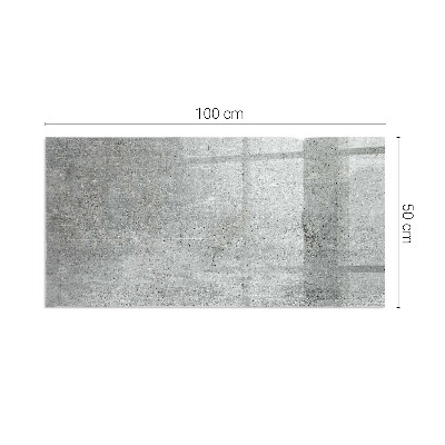 Téglalap alakú kandalló alátét Raw concrete texture