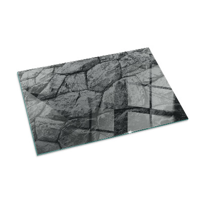 Kandalló alátét üveg Natural stone pattern
