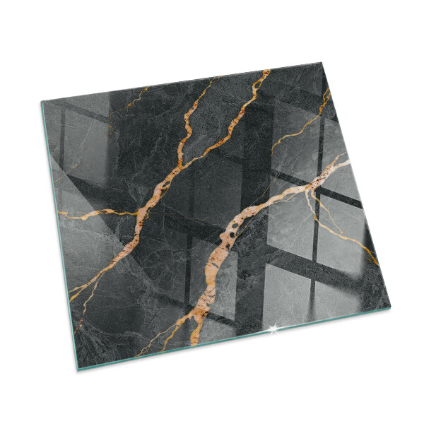 Téglalap alakú kandalló alátét Elegant marble with veins
