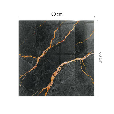 Téglalap alakú kandalló alátét Elegant marble with veins