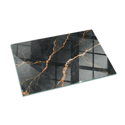 Téglalap alakú kandalló alátét Elegant marble with veins