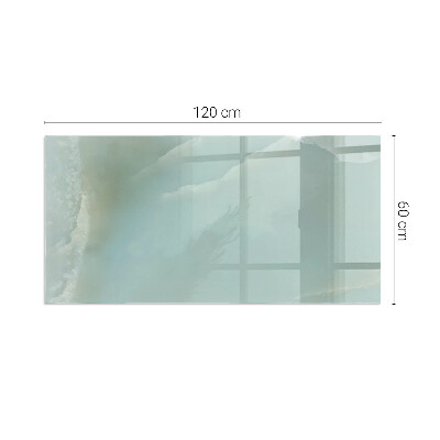 Téglalap alakú kandalló alátét Delicate marble pattern