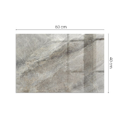 Kandalló alátét üveg Natural stone pattern