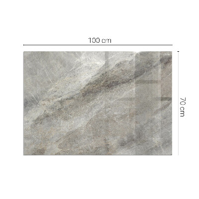 Kandalló alátét üveg Natural stone pattern