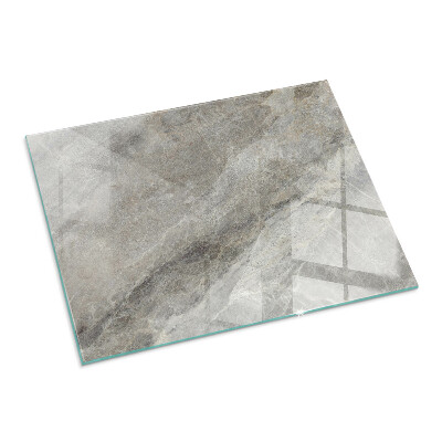 Kandalló alátét üveg Natural stone pattern