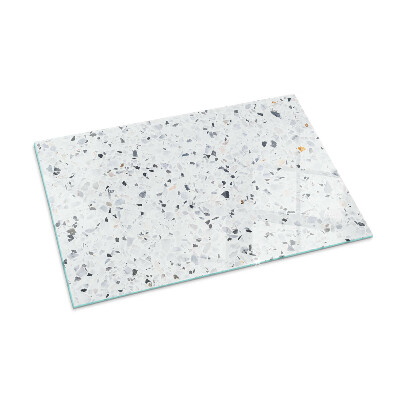 Téglalap alakú kandalló alátét Stone pattern with particles