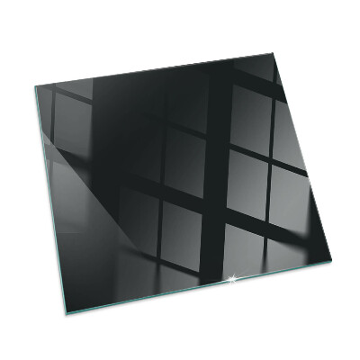 Kandalló alátét üveg Color Dark graphite