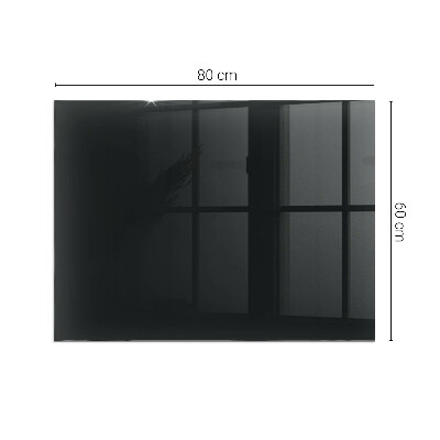 Kandalló alátét üveg Color Dark graphite