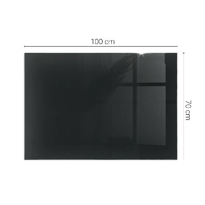 Kandalló alátét üveg Color Dark graphite